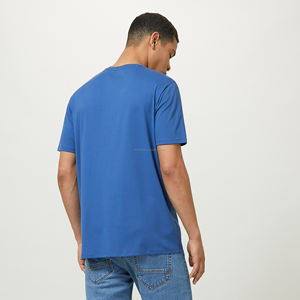 High Quality <b>Men's</b> Color Block T <b>Shirts</b> White Tee <b>Shirt</b> Custom <b>Mens</b> T-<b>shirts</b> <b>with</b> <b>Pocket</b> Blanks Oversized T-<b>shirts</b> for Summer - Product Image 5
