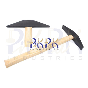 Tête de marteau à rainurer 145 mm de longueur, 22 mm x 4 mm, face ronde bombée, manche en bois, OEM DIY - Product Image 1