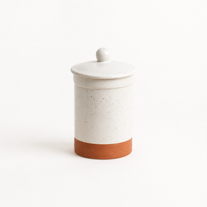 Recipiente de Almacenamiento Minimalista con Diseño Moteado, Tapa Hermética, Compacto, Ahorra Espacio, Bloquea la Humedad, Organizador para la Encimera de la Cocina - Product Image 1