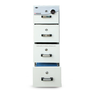 Gabinetes Resistentes al Fuego WELKO FRC4 DK Blanco Acero Inoxidable 1000-1200C Cerradura con Llave a Prueba de Fuego Uso Comercial y Doméstico - Product Image 2