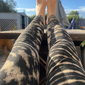 Pantalones de Yoga de Verano Personalizables de Alta Calidad para Mujer, Leggings Deportivos con Estampado de Leopardo, Fibra de Algodón/Bambú - Product Image 4