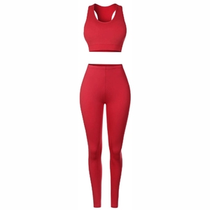 Nouvel ensemble de sport respirant pour femme : combinaison de yoga, tenue de sport, combinaison de fitness extensible pour l'entraînement - Product Image 1