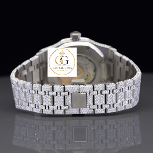 High Quality White Iced Out Diamond Watch for Men or Gifts and Promotions Use Available at Affordable Price - Product Image 2