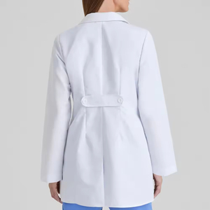 Uniformes d'hôpital unisexes en tissu tricoté blanc de haute qualité, imperméables et antistatiques, blouse de médecin, blouse de laboratoire, vêtements d'infirmière, Pakistan - Product Image 2