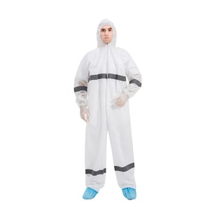 Safety Coverall Suit Work Wear <b>Builder</b> Working Bibs With Reflective Tapes Factory Manufacturing Production Working Bibs - Product Image 5
