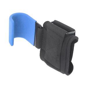 Sangle de musculation à crochet unique, robuste, en acier, pour haltérophilie, avec support de préhension, rembourrée en néoprène, antidérapante, pour poignets, fourniture OEM - Product Image 2