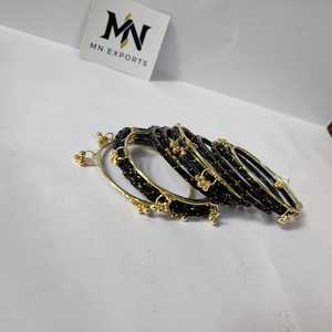 Fashionable Handmade Glass Kashmiri Bangles <b>Set</b> for Women Elegant Bridal Chudiyaan Angel Style Wedding Festive Daily Wear Glass - Product Image 4