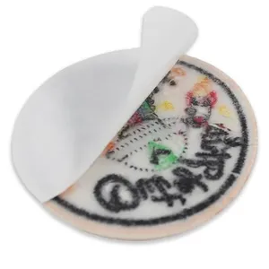 Circular Embroidered Patch With Colorful Fish Design Handmade Chenille Fabric <b>Sew</b>-On Applique Gift Decor - Product Image 4
