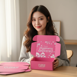 Boîtes en papier kraft auto-assemblables faites à la main au Vietnam, biodégradables, gaufrées, laminées brillantes, avec fermeture magnétique pour la vente au détail haut de gamme - Product Image 6