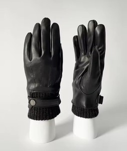 Guantes de Cuero Genuino para Mujer, Diseño Personalizado con Botones, para Invierno, Cálidos, de Pakistán - Product Image 5