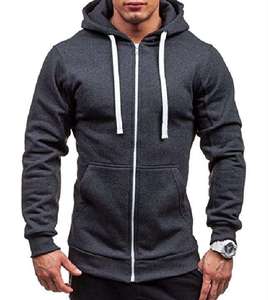 Men's Digital Printing Sports Hoodie Regular Fit Long-Sleeved Thermal Winter <b>Sweatshirt</b> Breathable 100% Cotton Pocket Waterproof - Product Image 3