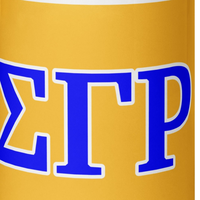 Tasse à café Sigma Gamma Rho SPR 24 pour femmes, tasse en céramique bleue et dorée, cadeau élégant, vaisselle