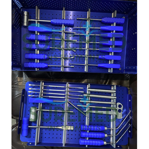 Ensemble d'instruments chirurgicaux professionnels réutilisables pour la chirurgie de la colonne vertébrale endoscopique biportale unilatérale (UBE) de précision pour hôpitaux - Product Image 1