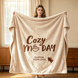 <b>Blankets</b> For Winter 100% Polyester Sublimation 3d Digital Print Baby Pet Fleece <b>Blanket</b> Custom Logo Throw <b>Blanket</b> - Product Image 1