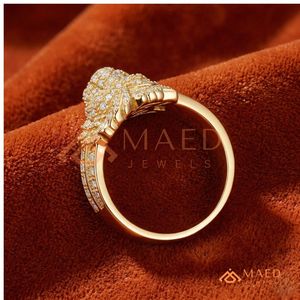Custom Fully Blinged Lion King Jewellery - 18K Gold Iced Out Lab Diamond <b>Ring</b> Premium High Polish 3D Sculpted <b>Statement</b> <b>Ring</b> - Product Image 3
