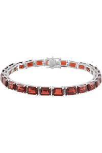 Amethyst <b>Bracelet</b> in 92.5 Sterling Silver KLSB-20433 - Product Image 4