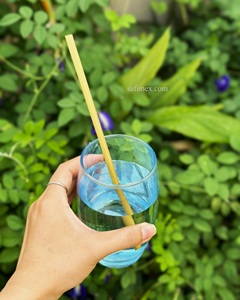 หลอดดูดน้ำจากหญ้าเลปิโรเนีย อาร์ติคูลาตา เป็นมิตรกับสิ่งแวดล้อม หลอดดูดน้ำแบบใช้แล้วทิ้ง บรรจุภัณฑ์ย่อยสลายได้ คุณภาพสูง ปรับแต่งโลโก้ได้ - Product Image 2