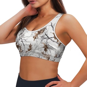 Sujetador deportivo sostenible para mujer con servicio OEM, de alta transpirabilidad, cuello halter, decoración de malla frontal, para yoga y uso diario. - Product Image 4