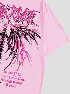 T-shirts oversize pour hommes, style streetwear Y2K, 100% coton, impression DTG, vente en gros, personnalisables, hip hop, coton, chemises pour hommes - Product Image 2