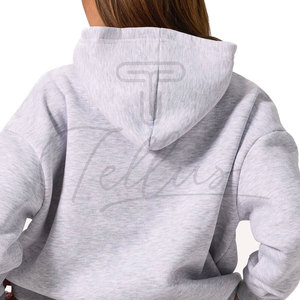 Sudadera con Capucha de Alta Calidad para Mujer, Bordada, Forrada para Invierno, a la Moda, Talla Grande, Holgada, Nueva Llegada - Product Image 5