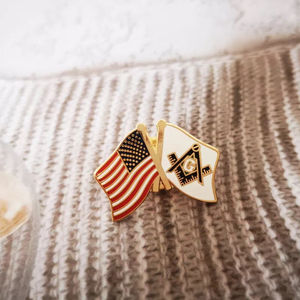 Badges de revers maçonniques personnalisés, cadeau cérémoniel, insignes, symbole maçonnique, emblème de voiture en aluminium de 3 pouces, émail dur, sur mesure - Product Image 2