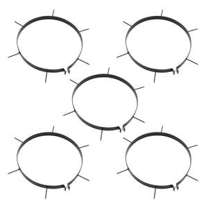 Aérateur de pelouse manuel en acier noir, rouleau décompactable - Product Image 4