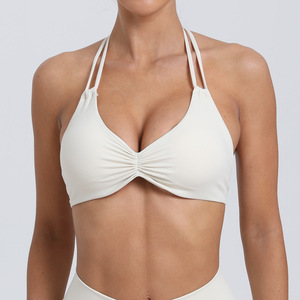 Sportswear Fitness Workout Bra Sexy Backless Strappy Wireless Shockproof Yoga Clothing Sports Bra - Product Image 5