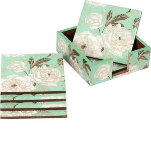Posavasos de MDF con Diseño Elegante y Estampado en Esmalte, Posavasos Redondos de MDF de Primera Calidad para Bebidas - Product Image 3