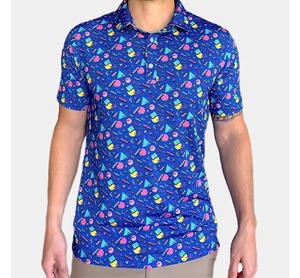Vêtements pour hommes avec logo personnalisé, t-shirt en coton imprimé par sublimation, col montant, manches courtes, tricot uni pour hommes - Product Image 6