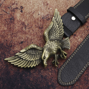 Ceinture Western Personnalisable avec Boucle en Alliage de Zinc en Forme d'Aigle pour Hommes et Femmes, Style Cowboy Décontracté - Product Image 6