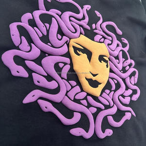 Sweat à capuche en coton polaire unisexe Impression bouffante Sweat à capuche élégant pour les hivers Sweat à capuche thermique en coton très demandé pour hommes - Product Image 3