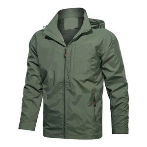 Chaqueta Impermeable y Cortavientos Extra Grande para Hombre, Chaqueta de Caza para Exteriores con Logotipo Personalizado, Chaqueta Deportiva - Product Image 1