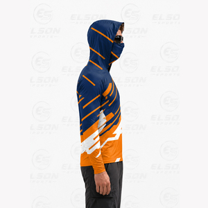 Sudadera con Capucha para Pesca al por Mayor OEM con Máscara Facial, Manga Larga, Secado Rápido, Transpirable, Camisa de Pesca Personalizada para Hombre - Product Image 3