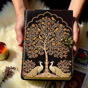 Diario Tradicional de Cuero Vintage con el Árbol de la Vida, Libro de Sombras Wiccano, Grimorio Hecho a Mano, Diario de Escritura, Regalo - Product Image 3