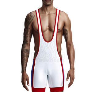 Conjunto de Uniforme de Lucha Libre Profesional para Hombre con Tela Transpirable y Elástica para Entrenamiento Intenso - Product Image 2