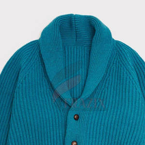 Cardigan en tricot pour homme, manches longues, boutonné, doux, chaud, décontracté, pour le travail ou le bureau, vêtements décontractés pour homme - Product Image 4