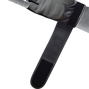 Gants de cyclisme unisexes en cuir Ammara à demi-doigts avec protection UV, paume antidérapante et fermeture auto-agrippante pour le sport - Product Image 6