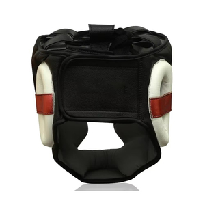Hybrid Training Muay Thai and MMA Head Guard Neon Color Custom Logo Sparring Boxing Helmet Elite Professional Leather - Product Image 5