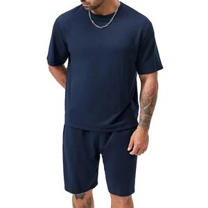 Conjunto de 2 Piezas de Ropa para Hombre, Nuevo, Transpirable, Camiseta y Pantalones Cortos para Correr, Conjunto de Verano de Manga Corta para Hombre - Product Image 1
