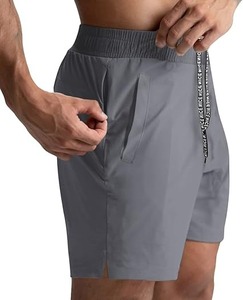 Pantalones Cortos Deportivos para Hombre HS, Sólidos, de 5 Pulgadas, Secado Rápido, Ligeros, para Correr, con Bolsillos - Product Image 3