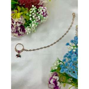 Kritika Moissanite Nose <b>Ring</b>-<b>Indian</b> Ethnic Artificial Jewellery - Product Image 1