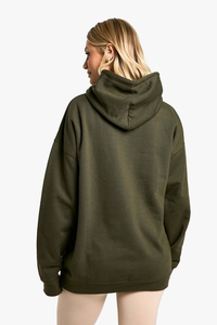 Sweat à capuche pour femme de haute qualité, respirant, personnalisable avec logo frontal, 100% coton molletonné, surdimensionné - Product Image 2