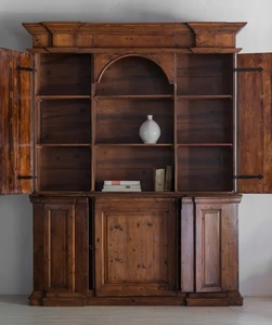 Buffet classique Edwan en teck massif de haute qualité, couleur brun foncé, pour usage intérieur. - Product Image 2