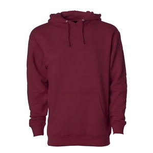 Sweat à capuche polaire premium pour homme – Confort respirant au quotidien avec capuche ajustable et poche kangourou – Motif uni – Plusieurs tailles - Product Image 6