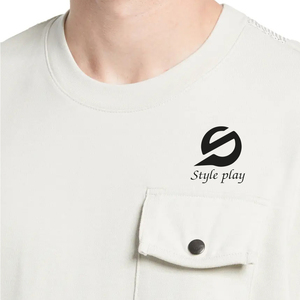 T-shirts d'été à manches courtes pour hommes, taille personnalisée, vente chaude, séchage rapide, coupe ajustée, respirant, col rond, pour hommes - Product Image 4