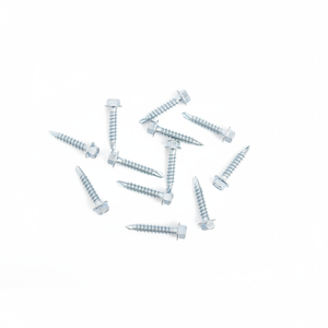 PDC Model 14 Hex Head Zinc Plated Carbon Steel <b>Screws</b> Coarse Thread Class 4.8 & 6.8 Inch Fasteners - Product Image 1