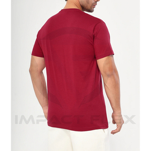 Camiseta Lisa de Algodón 100% de Alta Calidad para Hombre, Impresión de Logotipo Personalizado, Cuello Redondo, Manga Corta, Fabricada por Impact Flex Apparel - Product Image 4