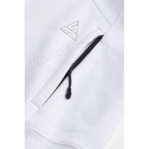 Sweat à capuche personnalisé pour homme, 100% coton, molleton épais, col roulé, luxe, coupe oversize, hiver, uni, streetwear, séchage rapide - Product Image 2