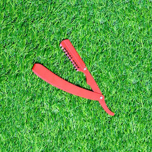 Pink Color Professional Barber Razor Sharp <b>Single</b> Blade Manual <b>Swing</b> Lock Cut Throat Razor with Stainless Steel Handle - Product Image 1