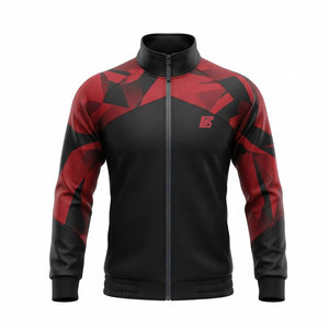 Veste de lutte sublimée, fermeture éclair intégrale, légère, vêtements de sport d'entraînement athlétique avec tissu pour équipes et compétitions - Product Image 1